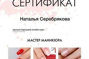 Диплом / сертификат №1 — Серебрякова Наталья Александровна