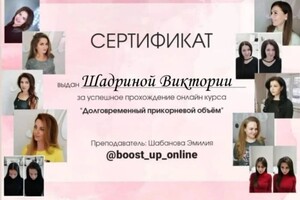 Диплом / сертификат №3 — Шадрина Виктория Сергеевна