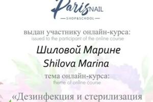 Диплом / сертификат №12 — Шилова Марина Викторовна