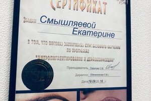 Диплом / сертификат №23 — Смышляева Екатерина Владимировна