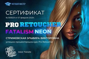 Диплом / сертификат №1 — Стрижевская Эльвира Викторовна