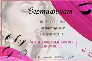 Диплом / сертификат №2 — Сухинина Светлана Евгеньевна