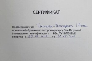 Диплом / сертификат №7 — Тихонова Инна Сергеевна