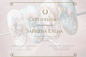 Диплом / сертификат №2 — Зайцева Елена Валерьевна