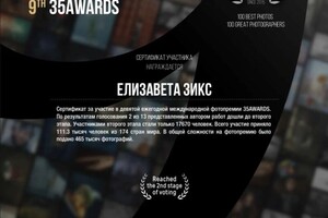 Диплом / сертификат №1 — Зикс Елизавета Александровна