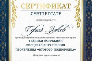 Диплом / сертификат №3 — Зубков Сергей Владимирович