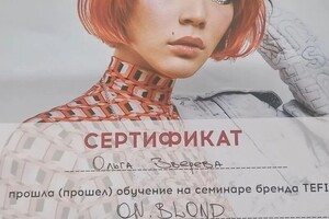 Диплом / сертификат №4 — Зверева Ольга Сергеевна