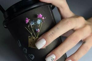Укрепление гель лак, ремонт акригелем — Алферова Елена Витальевна