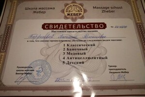 Диплом / сертификат №5 — Парфенова Антонина Васильевна