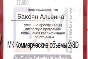 Диплом / сертификат №4 — Бакоян Альвина Кярамовна