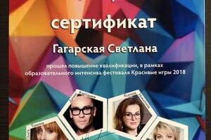 Диплом / сертификат №15 — Гагарская Светлана Владимировна