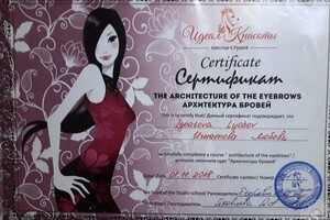 Архитектура бровей — Игнатова Любовь Игоревна