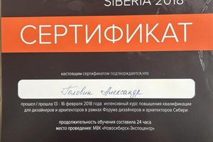 Диплом / сертификат №3 — Головин Александр Сергеевич