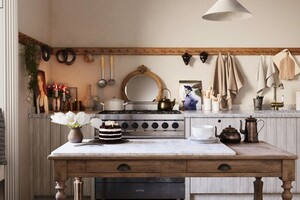 Аристов Павел Владимирович — 3d визуализация кухни в скандинавском стиле — Портфолио №4