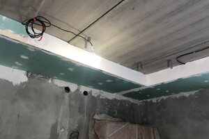 Бабодей Денис Борисович — Монтаж потолочного короба из гипсокартона, шпаклёвка, покраска — Портфолио №107