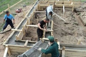 Щербаков Николай Романович — Заливаем опалубку — Портфолио №1