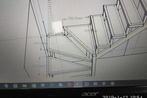 проектирование лестниц 3D. — Исаев Максим Аркадьевич