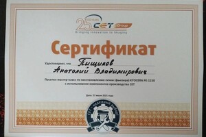 Диплом / сертификат №5 — Пищиков Анатолий Владимирович