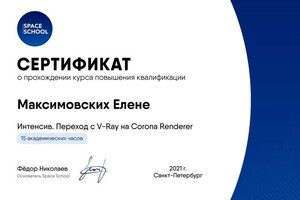 Диплом / сертификат №2 — Васянина Елена Сергеевна