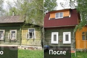 До и после шлифовка покрытия профлиста замена фундамента и т.д. — Янов Геннадий Игоревич