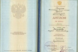 Диплом / сертификат №1 — Васильев Андрей Валентинович