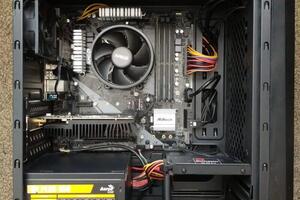 Компьютер для учёбы.; Корпус: AeroCool Cylon Mini Black; Материнская плата: ASRock B450M Pro4-F; Процессор: AMD Ryzen 3... — Ганиев Нурлан Алмазович