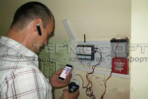 Монтаж системы GSM-оповещения и управления газовым котлом — системы» ООО «Инженерные