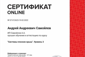 Диплом / сертификат №5 — Самойлов Андрей Андреевич