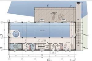 План 1 этажа спа-центра с бассейном — Гальченко Елена Владимировна