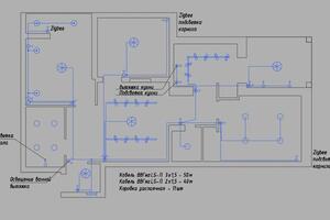 Проект электроснабжения квартиры. г. Краснодар с последующим монтажем и пусконаладкой умного дома — Переладов Андрей