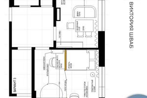 Планировочное решение - часть квартиры СПБ — Шваб Виктория Михайловна