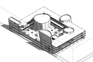 Общественное здание в Revit — Сухно Анастасия Дмитриевна