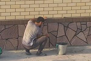 Укладка природный камень. — Мирзаев Исмоил Иброхимович