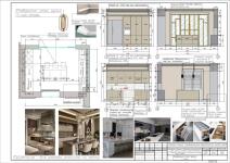 Дизайн проект КП Лес и Река. Развертка кухни Заказчики с Профи. Разработка дизайн проекта велась с начала строительства дома. Коммуникации дома определялись в соответствии с планировочным решением дома по проекту. — Андреева Светлана Викторовна