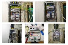 Модернизация щита в панельном доме серии П44К. Монтаж дополнительных кабельных линий (стиральная машина, духовой шкаф, кондиционер, освещение). Установка УЗО, автоматических выключателей — Батанин Сергей Павлович