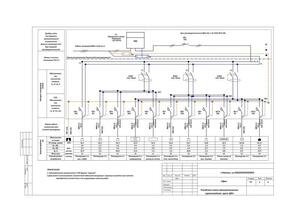 Проект эл/снабжения и освещения офиса. Схема однолинейная. — Белов Дмитрий Юрьевич