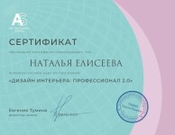 Диплом / сертификат №5 — Елисеева Наталья