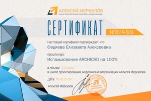 Диплом / сертификат №4 — Федяева Елизавета Алексеевна