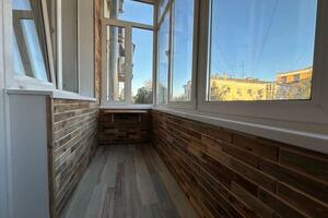 Остекление Рехау 70мм,утепление,отделкаДеревянные стеновые панели Art barn wood Bricks коричневый — Фелоньев Павел Валентинович