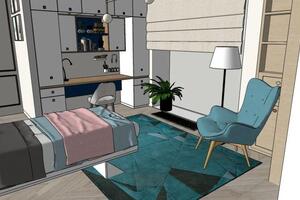 Визуализация SketchUp_ЖК Мосфильмовский — Хомицкая Анна Юрьевна