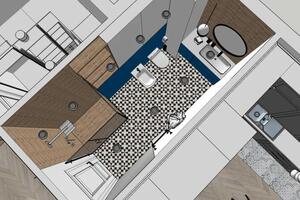 Визуализация SketchUp_ЖК Мосфильмовский — Хомицкая Анна Юрьевна