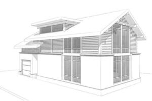 Коттеджное домостроение от проекта в Архикад по технологии BIM до сдачи под ключ — Мулюков Вячеслав Ралитович