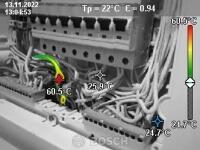 Обнаружение плохих соединений (пожароопасных) методом тепловизирования — Мятлюк Кирилл Александрович