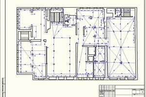 Пример векторизации плана этажа в AutoCad — Шалфеев Олег Владимирович