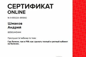 Диплом / сертификат №1 — Шмаков Андрей Юрьевич