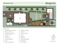 Ландшафтный проект (фрагмент) для семейной пары. Планировка, визуализации, растения, чертежи — Шугуров Артур Евгеньевич