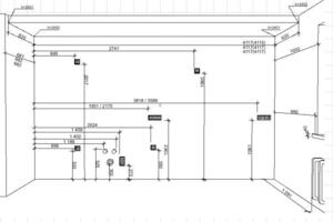 Замер кухни выполнен в програме Archicad — Шворнев Николай Николаевич