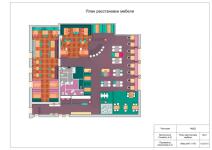 Дизайн-проект ресторана и кафе. (План расстановки мебели) Площадь 350 кв. м. без учёта технических помещений. Разработка концепции, дизайна, чертежей, визуализаций, нетиповых деталей и элементов фирменного стиля. Подбор мебели и отделочных материалов. В полной версии проекта более 80 листов. — Сипайло Алла Игоревна