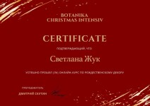 Диплом / сертификат №2 — Светлана Жук