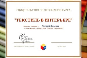 Диплом / сертификат №13 — Титова Евгения Олеговна